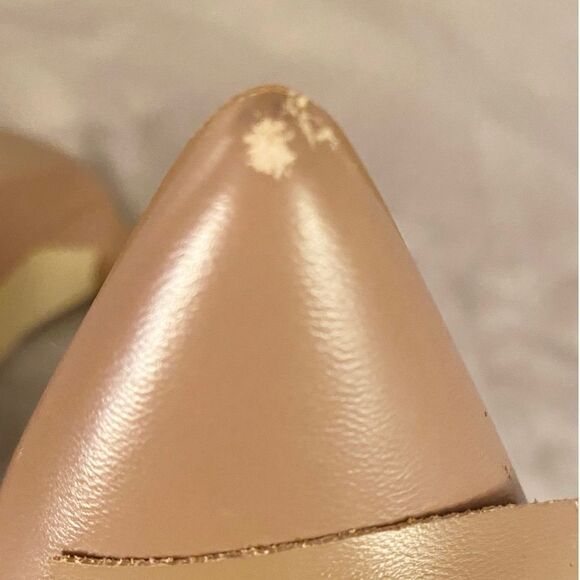 Nic +Zoe Womens Valentina Ruffle Closed Toe D-orsay leather Pump Deep Blush 8M - Picture 10 of 12